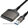 USB 3.0/Type C To SATA Cord 7+15/22 Pin Computer Connector Support Windows/MacOS/Chrome OS/Linux 1 Gbps for 2.5 Inch SSD HDD