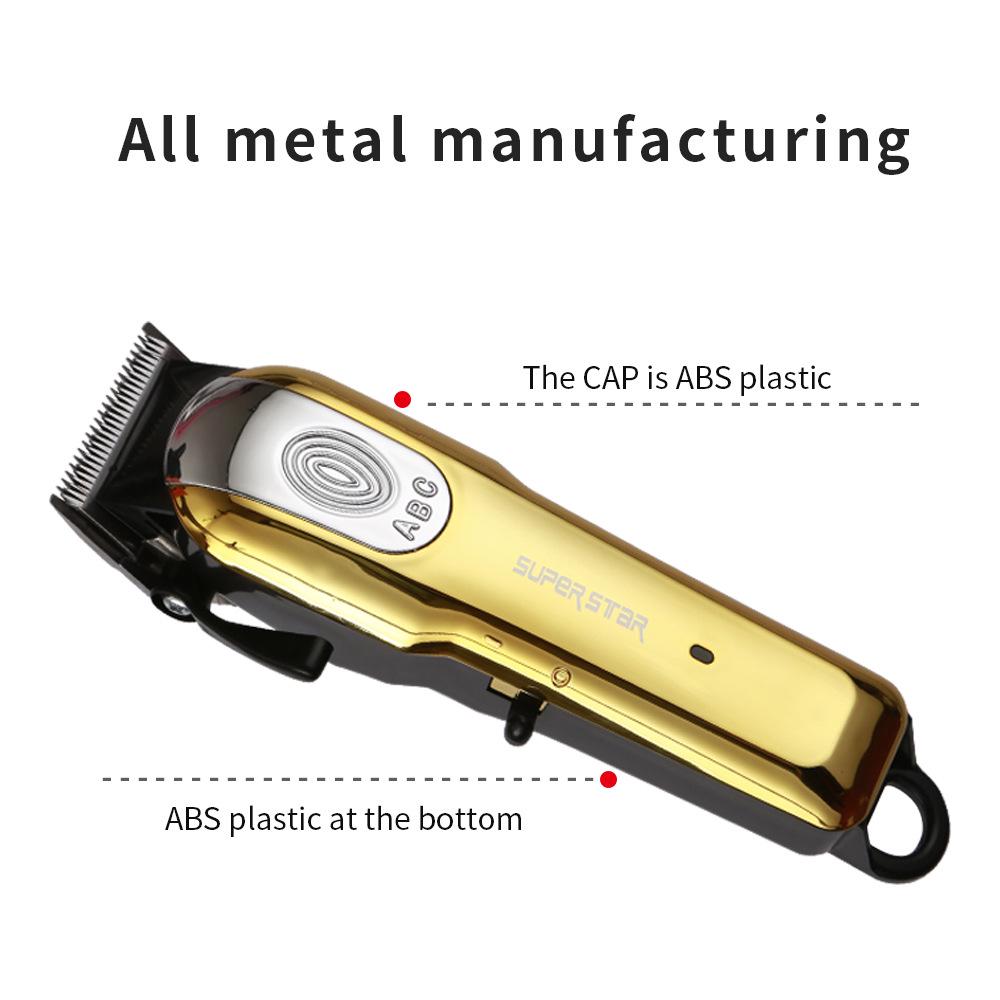 Barber Shop Retro Engraved Electric Hair Clipper & Trimmer