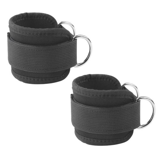 Ankle Strap for Cable Machine Adjustable Ankle Resistance Bands with Cuff for Gym Kickback Glute Workout Leg Extension Lower Body Exercise