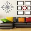 Wall Clock with 3, Fork, Cutlery Design , Black