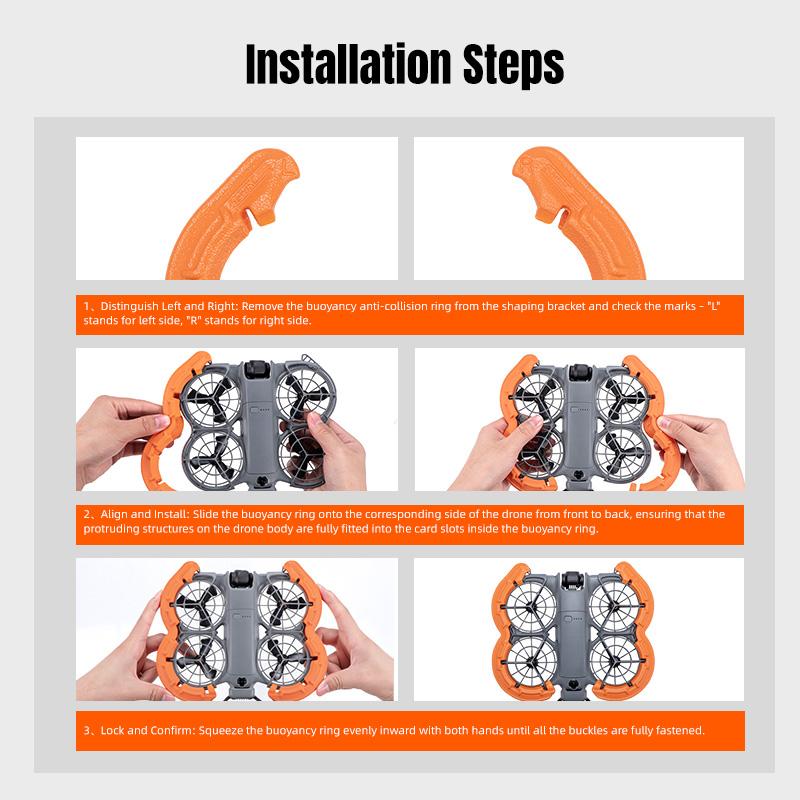 For DJI NEO 2 Drone Parts Propeller Guard Cover EVA Floating Protector For DJI NEO 2 Anti-collision Ring Drone Accessories