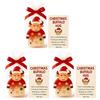 Christmas Pocket Hug Gift Mini Buffalo Pocket Hug Token with Heartwarming Cards Emotional Support Gifts for Friends Family