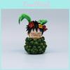 One Piece Luffy Figure Pvc Material Q Version Big Head Grass Luffy Funny Childhood Luffy King Of The Sea Anime Model Decoration