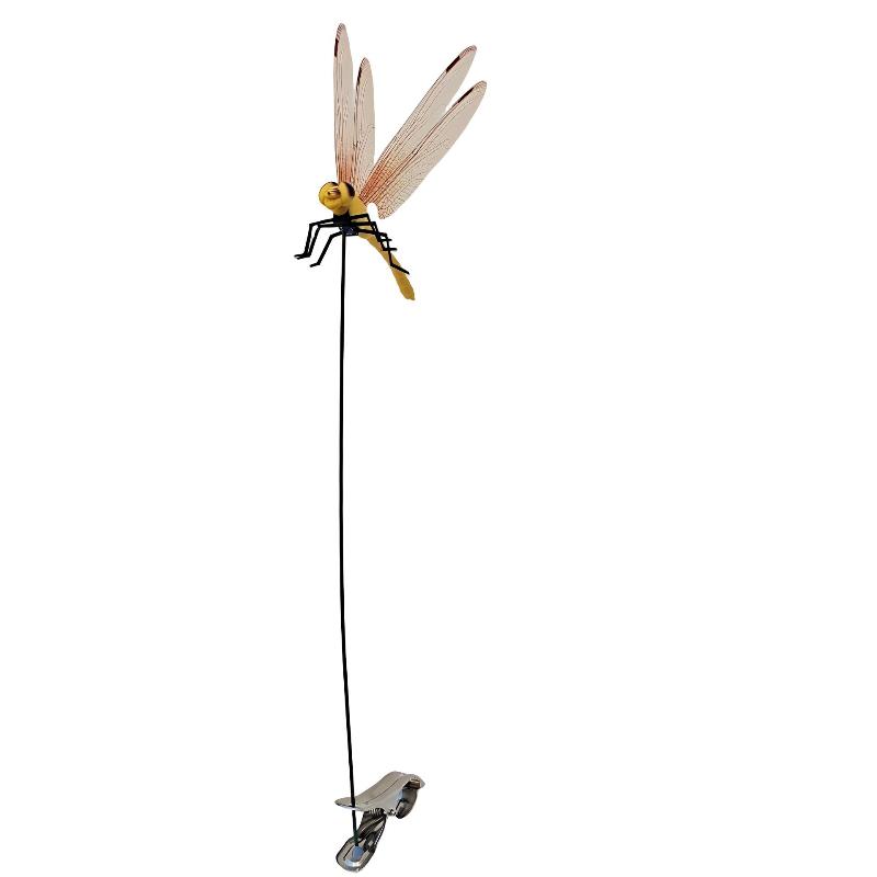Dragon Fly Clips For Bugs Repellent, 3D Dragonfly Garden Stakes Decor - Dragonfly Clips To Keep Bugs Away, For Outdoor Garden