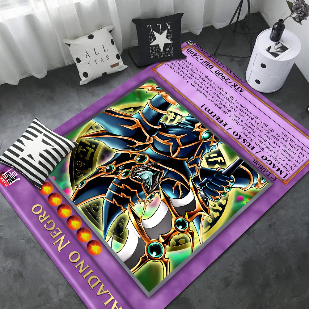 Yu-Gi-Oh MONSTER CARD Floor Carpet Anti-slip Absorb Water Long Strip Cushion Bedroon Mat Welcome Rug