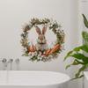 Easter Wall Stickers, Creative Gentleman Bunny Decor, Self-Adhesive Wall Art for Bedroom Living Room Holiday Background Decoration