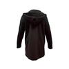 Trendy Women's Long Hooded Wool Coat - Casual Loose Fit, Perfect for Autumn and Winter