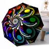 Peaceful Paisley Flowers Outdoor Automatic Umbrella Compact 8-Rib Lightweight Durable Everyday Carry Umbrella Outdoor Accessory Stylish Gift Women