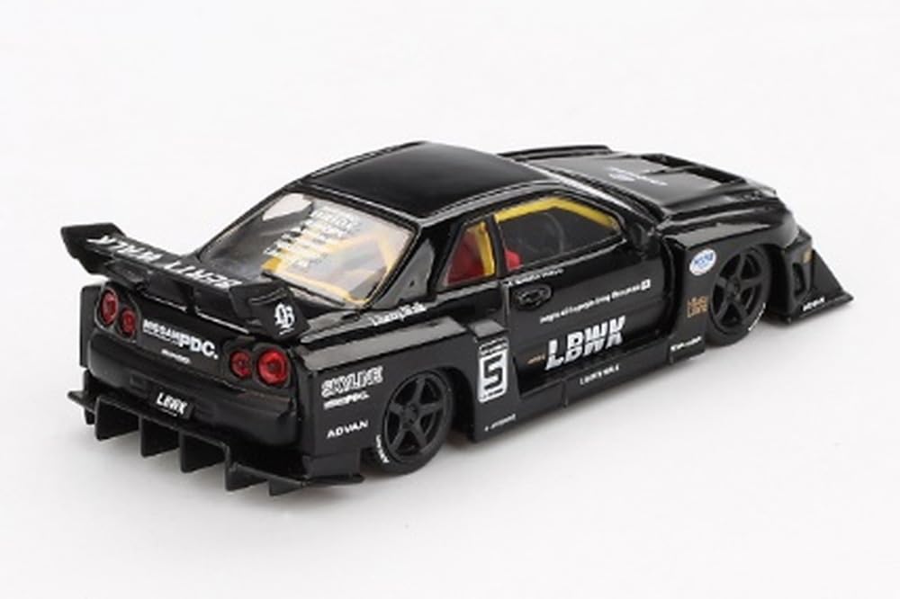 MINI GT Nissan Super Silhouette Skyline Black Finished product 1/64 LB-ER34 (Right-hand drive) MGT00844-R