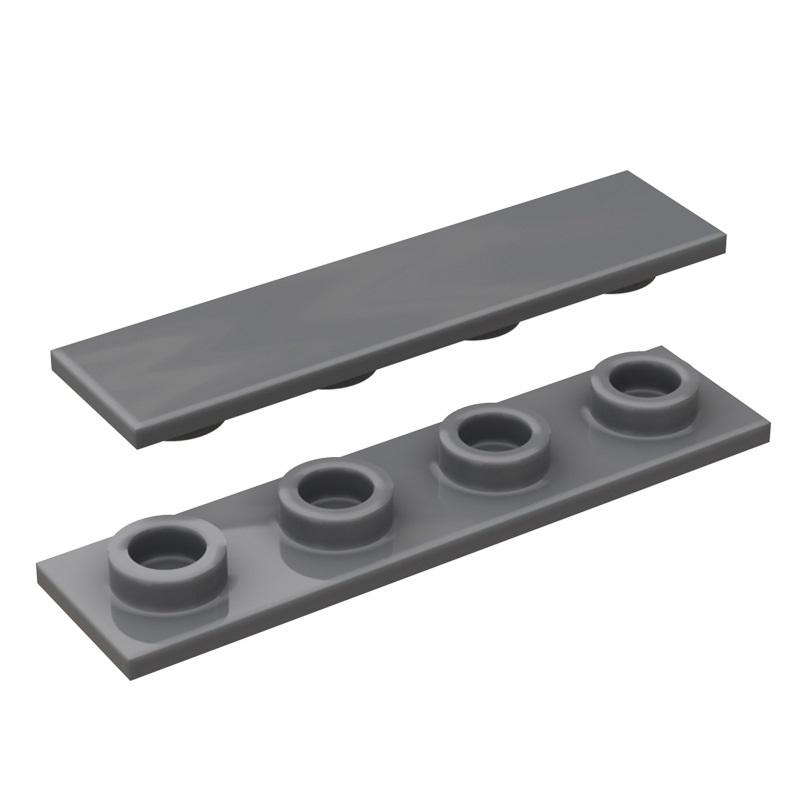 

Non-Toxic Moc 10Pcs Special 2431W Board 1X4 Building Blocks Kit Flat Thin Plate Chassis Fixing Bricks Particle Diy Toy Children Kid Gifts