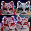 Rekvizity Half Face with Bells Kitsune Masky Zářící masky Kostýmy Party Mask Maska pro kočky Cosplay Rekvizity