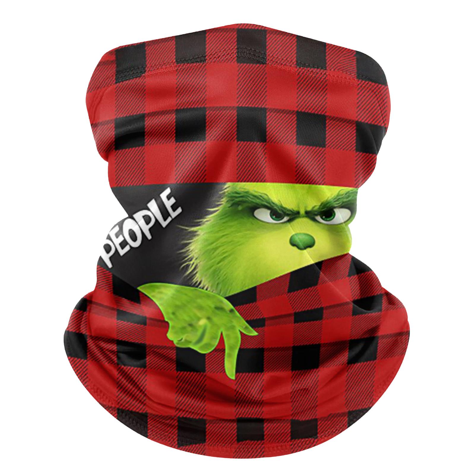 

Уличная велосипедная маска Модный принт Бандана Шарф для шеи One Size чёрный