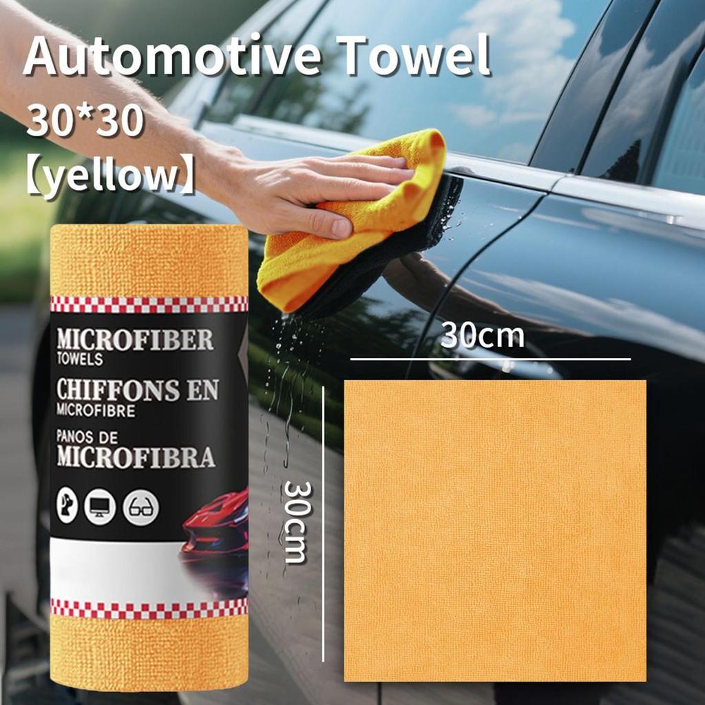Microfiber Towels 30 Pieces Glass Detailing Rag Absorbent Cleaning Rag For Dish Lens Auto Windshield Window Mirror Kitchen