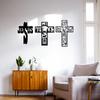 1pc Christian Cross Vinyl Decal - Premium Interior Decor for Laptop, Car & Accessories
