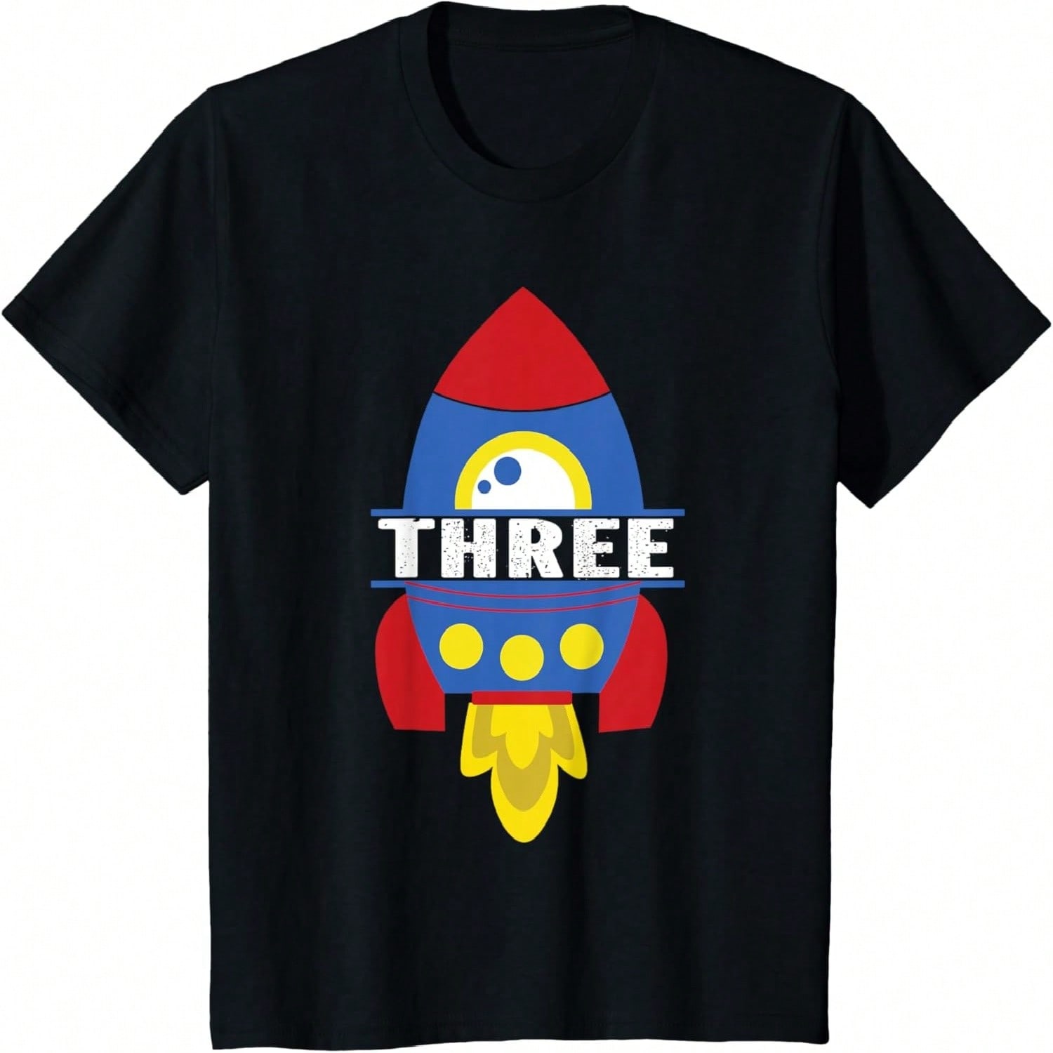 Kids 3 Year Old 3rd Space Rocket Astronaut Birthday Boys Girls T-Shirt S разноцветный
