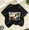 Snoopys Kids TShirt Anime Boys Girls Short Sleeve Tops Summer Breathable Baby Cartoon Tees Cute Dog Print Clothes Birthday Gifts