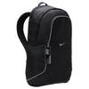 Nike Nylon Backpack Regular Men's Black & Metallic Silver Casual FB2849010