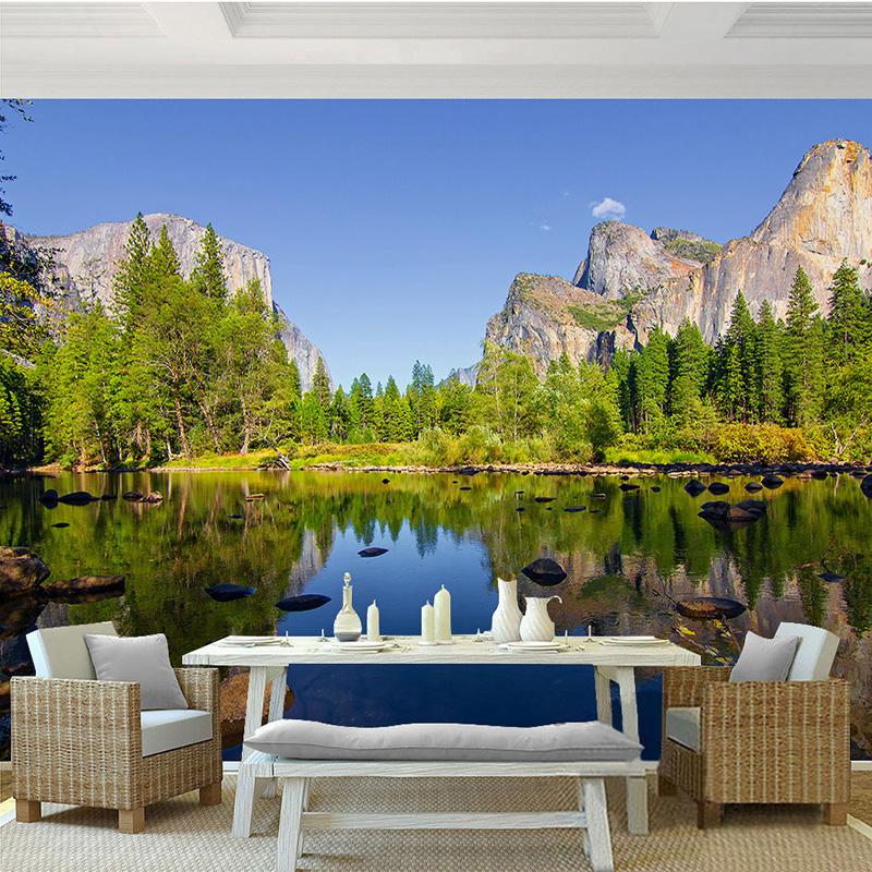 Seelandschaft Natur Tapete Wohnzimmer Esszimmer Inneneinrichtung Classic3D Wandbild