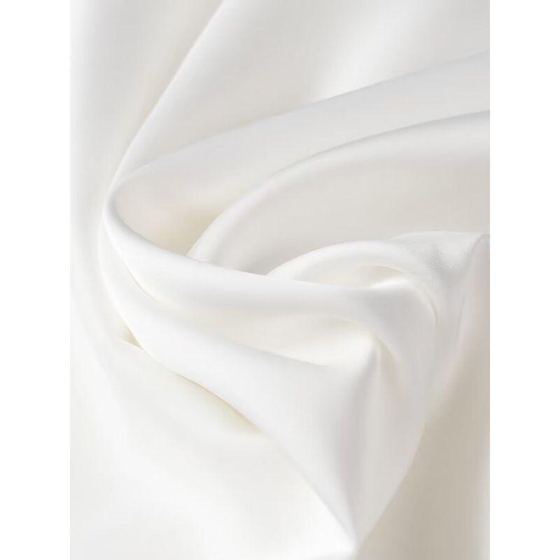 Kaslead New Arrival Women's Clothing Fashion Style Fashion Minimalist Casual Satin Double Layer Sling Dress