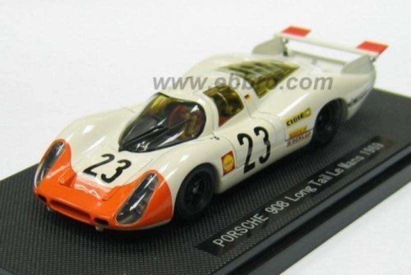 

Ebro Porsche 908 Long Tail Le Mans 1969 Готовый продукт 1/43 #23 Белый/Оранжевый белый