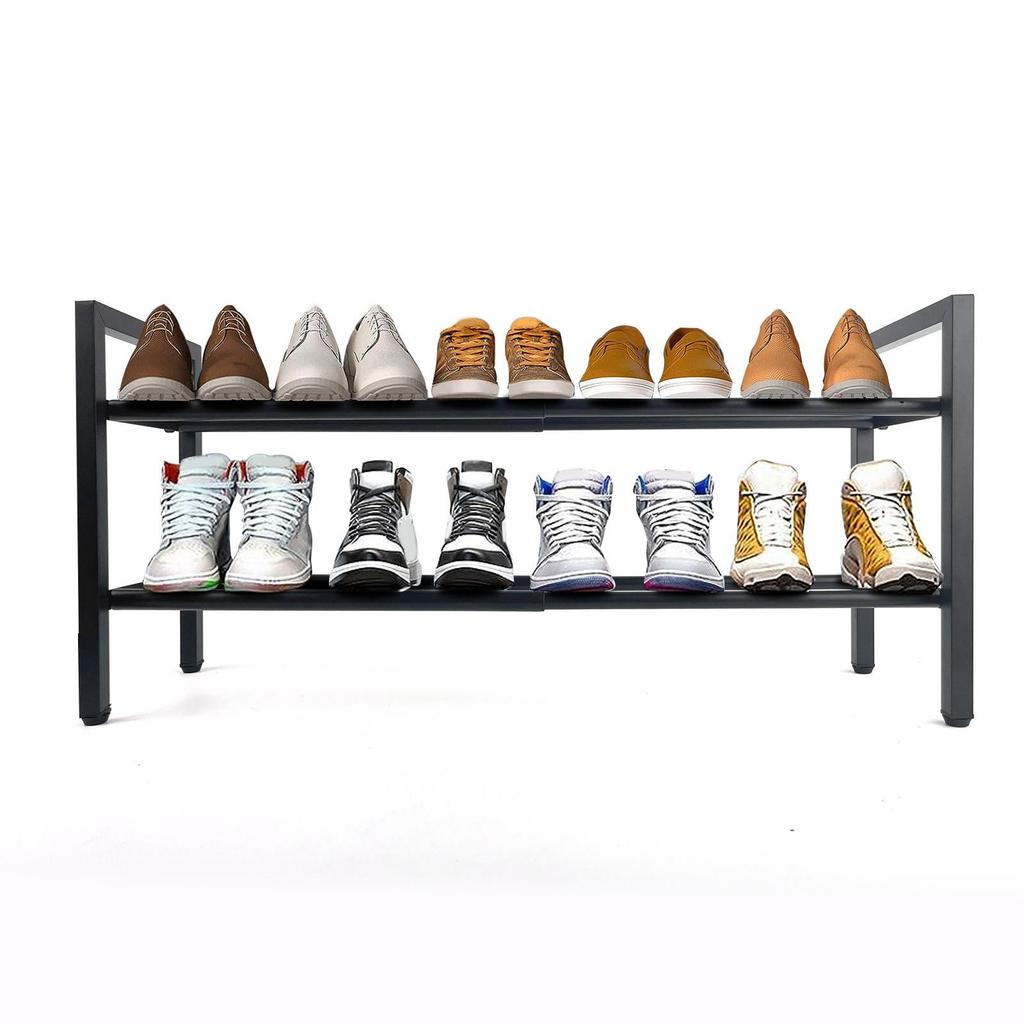 Expandable Shoe Rack Planter Stand Shelf for Living Room Garage Hallway 2