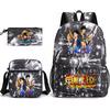 2022 Independent Station Starry Sky 3-piece set ONE PIECE backpack shoulder bag pencil case