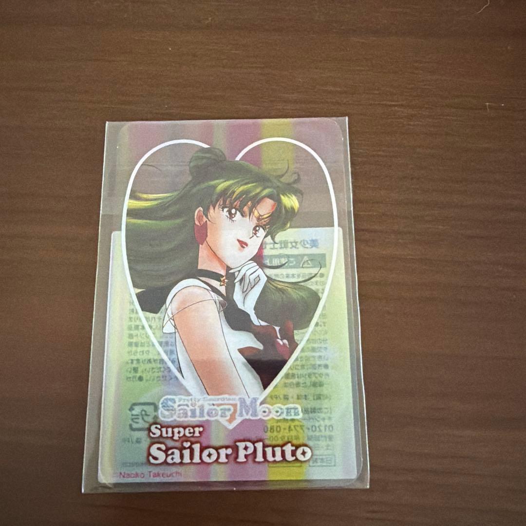 Used Sailor Moon Clear Card Sailor Pluto