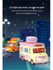 Douyin Hot Q Version Pretend Play Toy Mingyuan Hamburger & Ice Cream Car