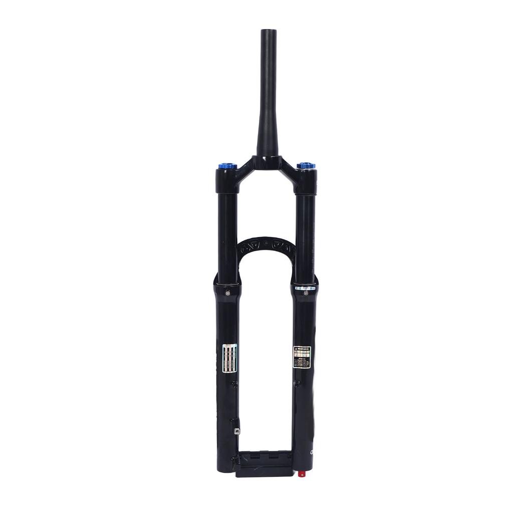 29 Inch Mountain Bike Suspension Fork 36mm Tube Diameter Thru Axle Bicycle Front Fork Manual Lockout Tapered Steerer Aluminum Alloy Black
