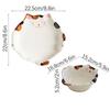 Cat Shaped Plates Serving Steak Appetizer Plate For Restaurant