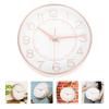 SAFIGLE Wall Clock, Radio-Controlled Quartz Clock, Silent, Continuous Second Hand, Stylish, Nordic Style, Simple, Modern Design, Easy to Read Large