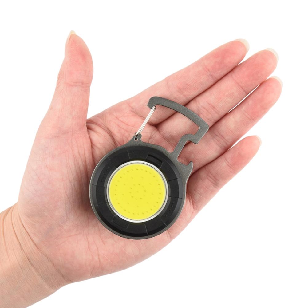 Mini Breloc LED Lumină Portabilă Reîncărcabilă 800lm COB Lanterne Breloc 4 Moduri de Lumină Buzunar