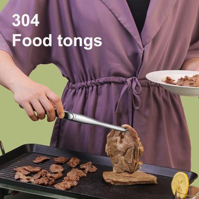 Useful Sturdy Construction Hanging Hole Lightweight Food Serving Grill Food Tongs for Kitchen Grilling Clip