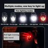 Mini LED Flashlights Work Light Portable Pocket Flashlight Keychains USB Rechargeable for Outdoor Camping Small Light Corkscrew