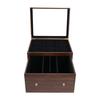 And Practical Wooden Storage Box for Collectible Cards, with Drawer, Case Sports Cards.