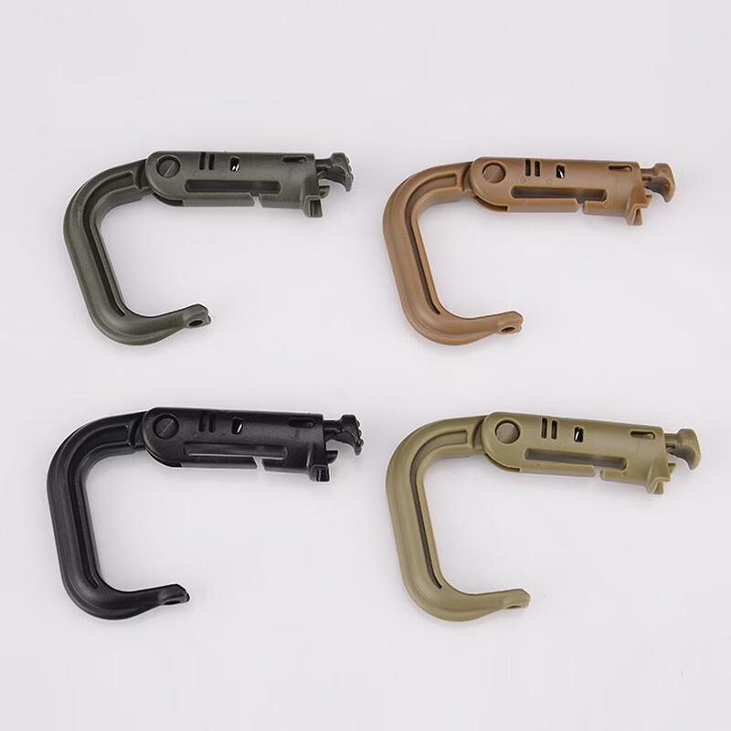 Brangdy Tactical D-Ring Carabiner Clips (6-Pack)