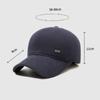Mittelalterliche und ältere Kappe Herren Winter Ohrenschutz Baumwolle Warme Mütze Dicke Baseballkappe