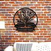 Customizable Metal Wall Art Book Lover Sign Home Decor Hanging Ornament