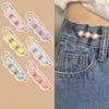 Geometric Detachable Metal Pins U-Shape Sewing-Free Buckles for Jeans Trendy   Weddings