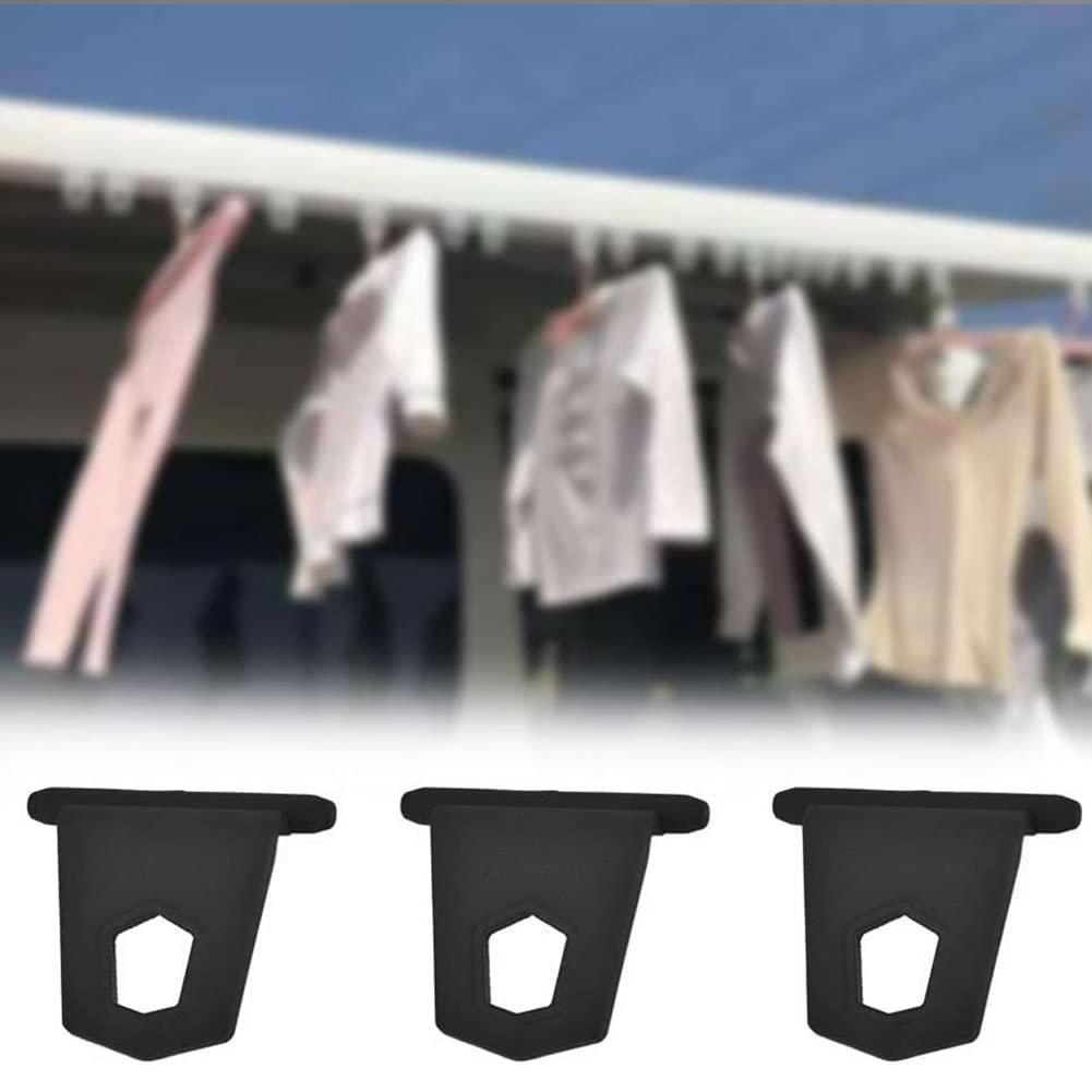 Roisin Awning Rail Hook Rings 12 Pcs Stainless Steel Hooks Black S Hooks Camper Hanger