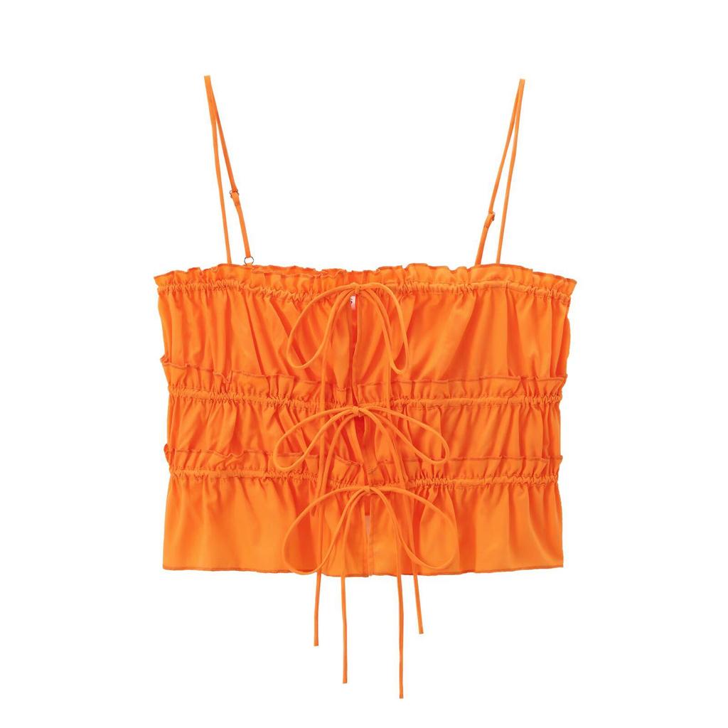 Maiou casual cu fundă în stil european și american pentru femei 2024