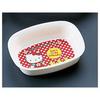 Daiwa Small Square Bowl Melamine RKBK7 "New Kitty" Children's (Gingham), Resin, Japan,