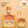 Kinder Bambusfaser Cartoon Geschirr Set