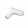 Raccord Tuyau 4mm, Coude 90° en Plastique - Connecteur Durable