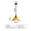 Led Industrial Style Horn Pendant Light Retro Restaurant Bar Commercial Lighting Multi-Coloured Lamp Shades Home Kitchen Decor