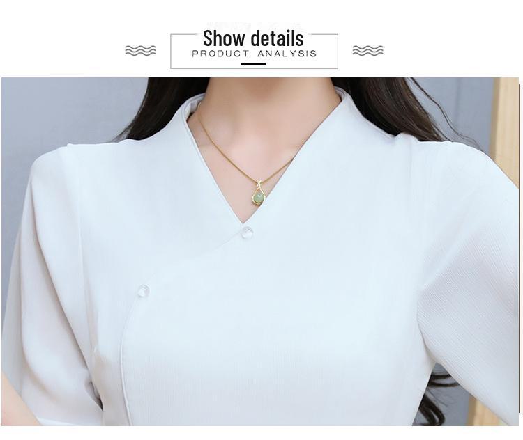 Women's Short-Sleeved Front Desk, Spa, and Reception Uniform