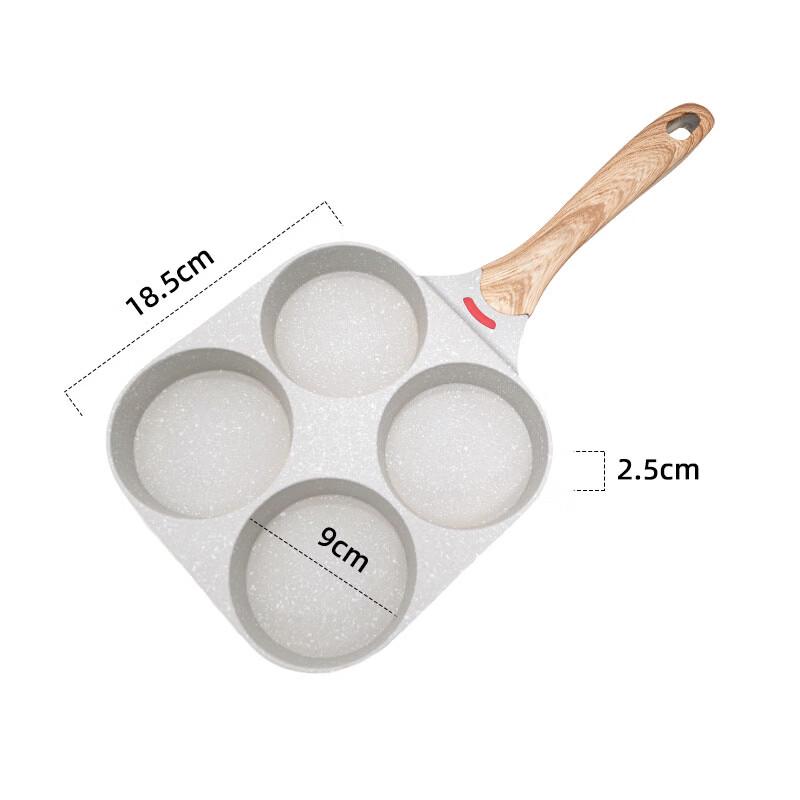 Jeetee Maifan Stone 4-Hole Non-Stick Frying Pan