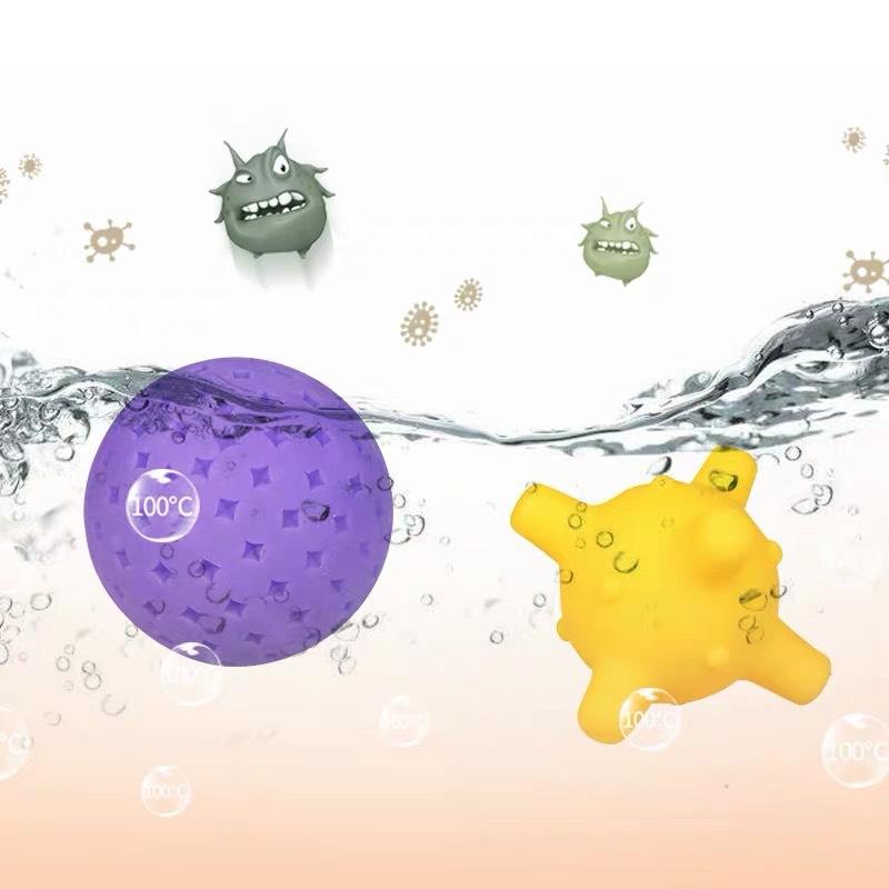 Baby Ball Sensory Toy 0-24 Months Hands-on Tactile Baby Toy Bath Toy Baby Hand Catching The Ball To Exercise The Baby Brain