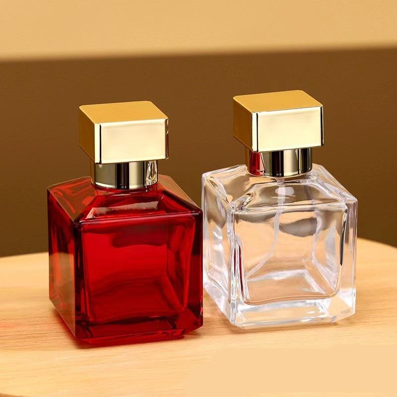 1 st Tom Flaska Dispenser Parfymflaska Spray 50 ml Högkvalitativ Glas Bärbar Rese Delikat Parfymflaska