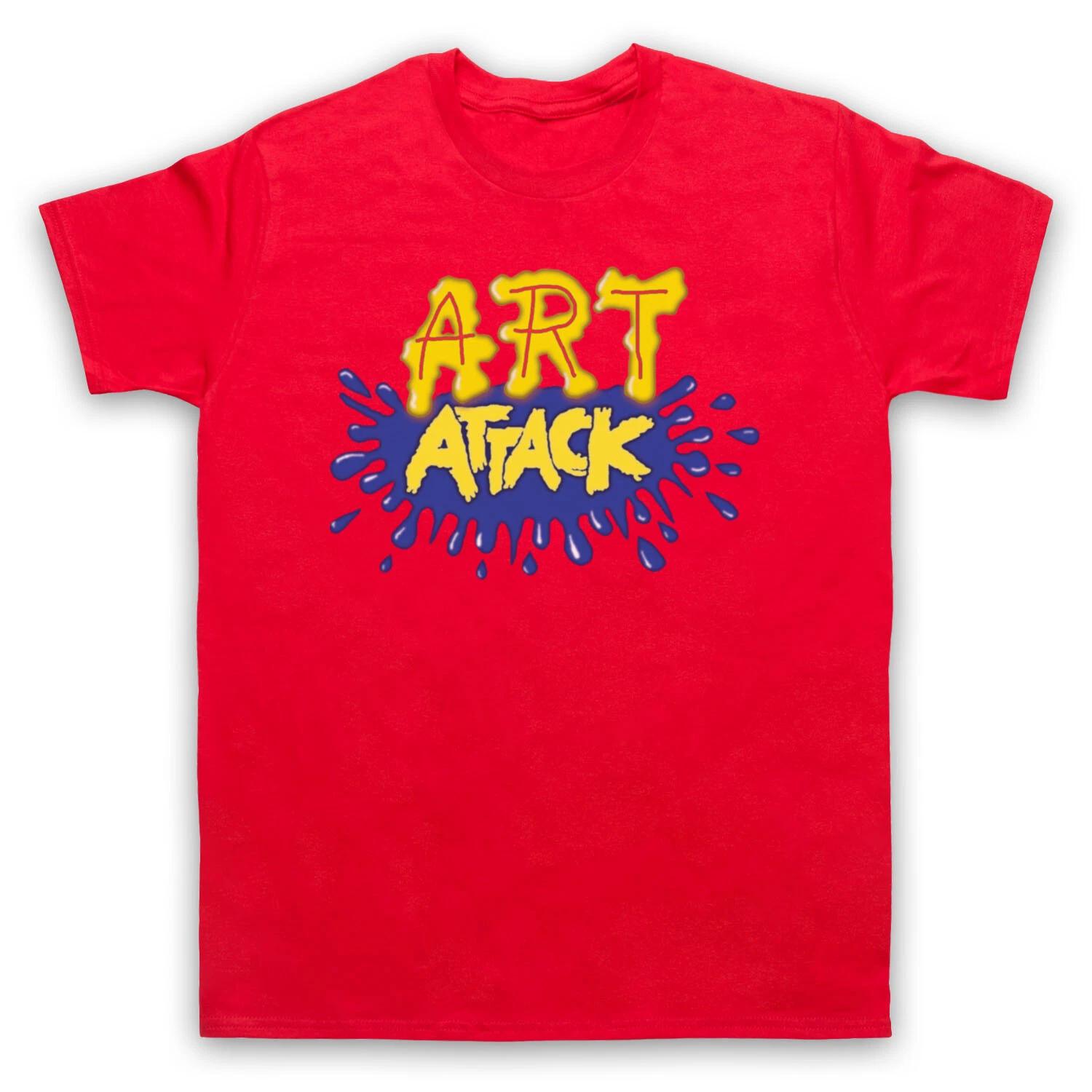 

ART ATTACK ЛОГОТИП НЕОФИЦИАЛЬНАЯ КРЕАТИВНАЯ ДЕТСКАЯ ТЕЛЕПЕРЕДАЧА РЕТРО ШОУ МУЖСКАЯ И ЖЕНСКАЯ Мальчики Малыш Дети Футболка 120